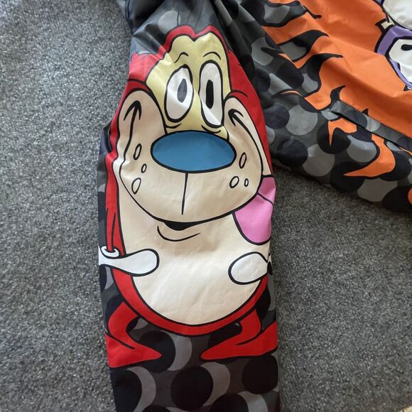 Members Only x Nickelodeon Jacket Menβs Large Black 90s Cartoon Rug Rats Arnold - Picture 7 of 13